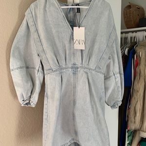 Zara Denim Mini Dress